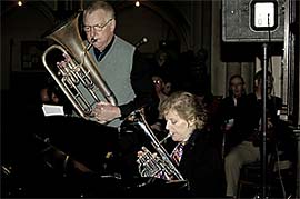 ART WOLF at St. Cyprians - Kate & Mike Westbrook - photo: David Sinclair © -  http://www.jazzphotographs.com